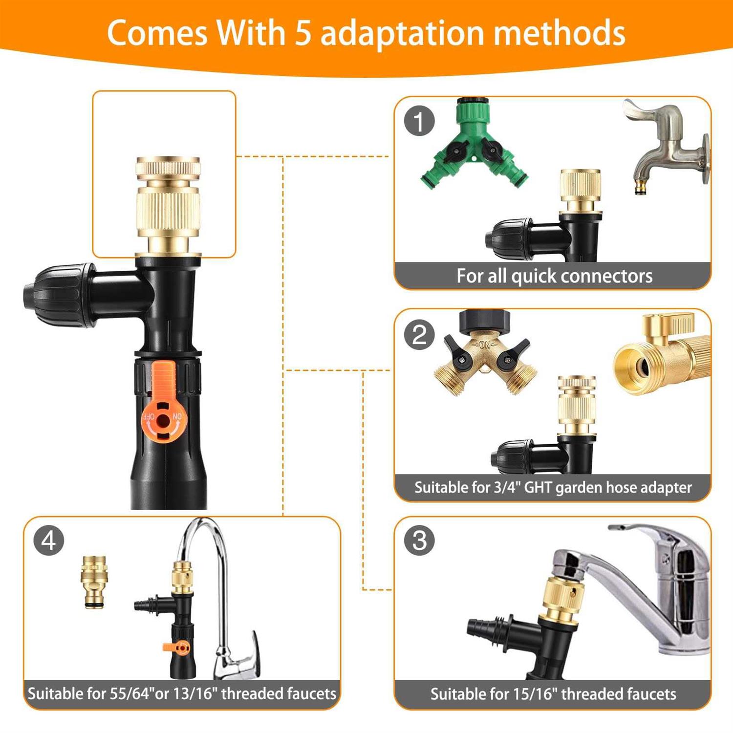 enomol Gravel Vacuum for Aquarium Water Changer Fish Tank Cleaning Tools,Siphon Universal Quick Pump Aquarium Water Changing - Nail Gallerys