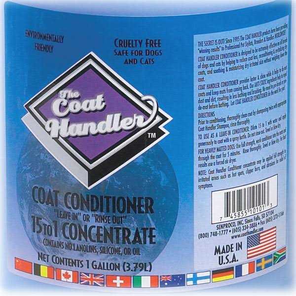 The Coat Handler All-Purpose Coat Dog Conditioner, 1 Gallon - Nail Gallerys