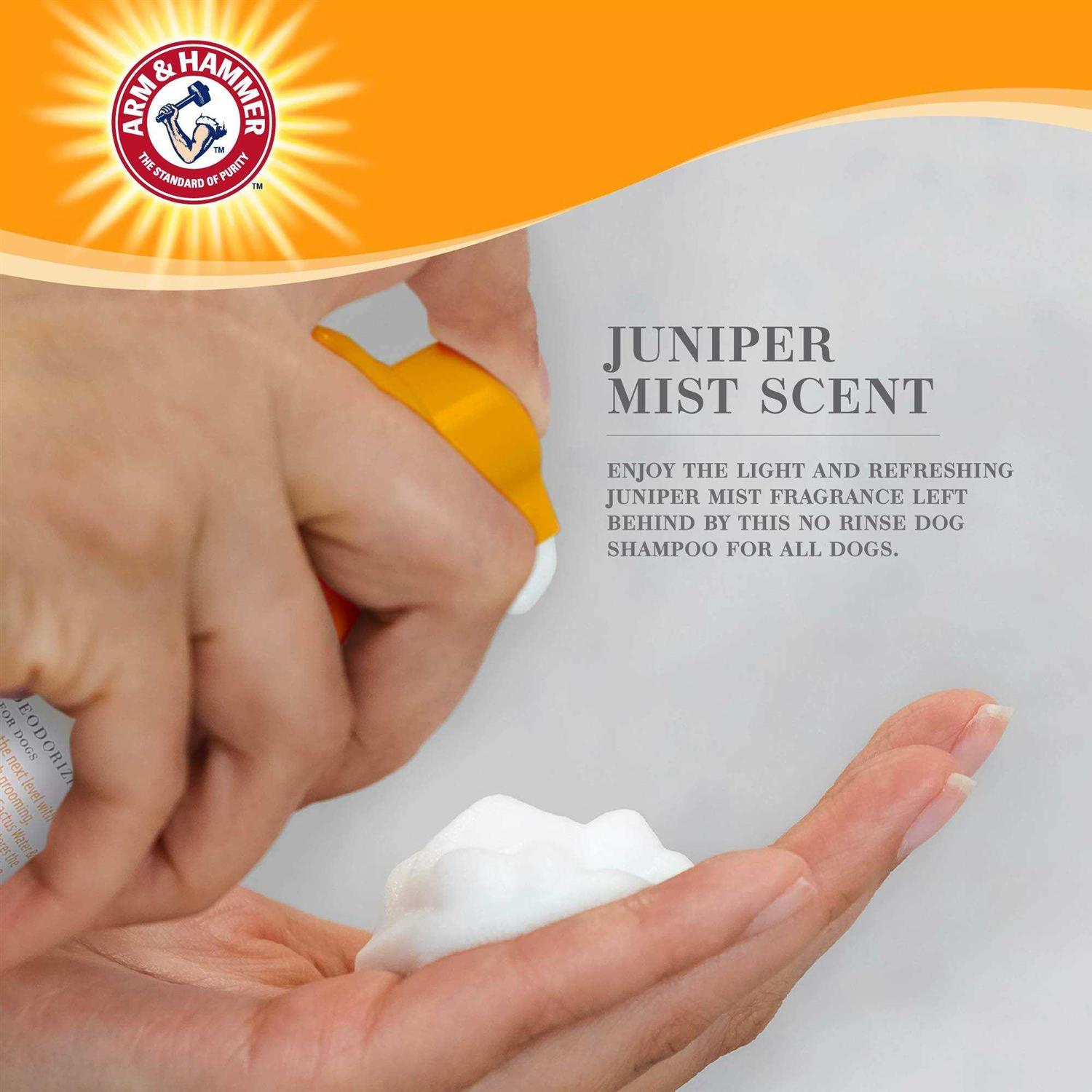 Arm & Hammer Ultra Fresh No Rinse Deodorizing Foam for Dogs Juniper Mist - Nail Gallerys