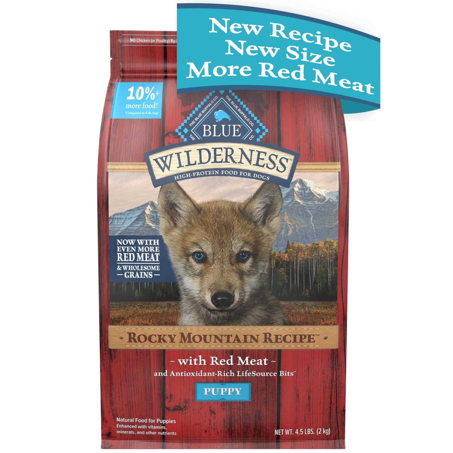 Blue Buffalo Wilderness Rocky Mountain Recipe High Protein Puppy Dry Dog Food - Nail Gallerys