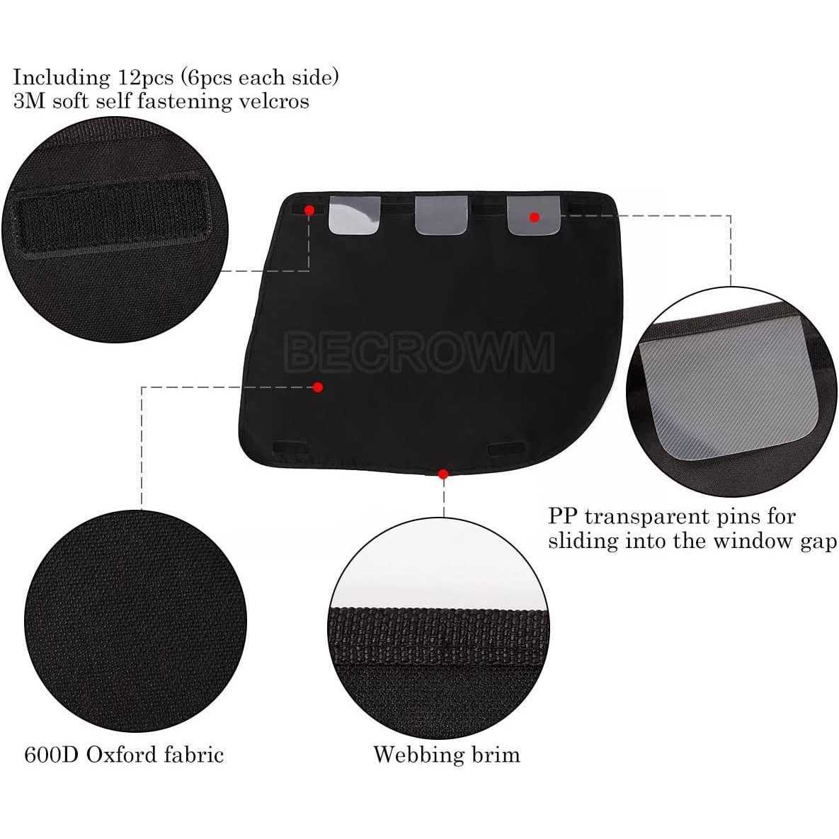 petpetssmart 2 Packs Waterproof Pet Car Door Cover Anti Scratch Vehicle Door Protector - Nail Gallerys