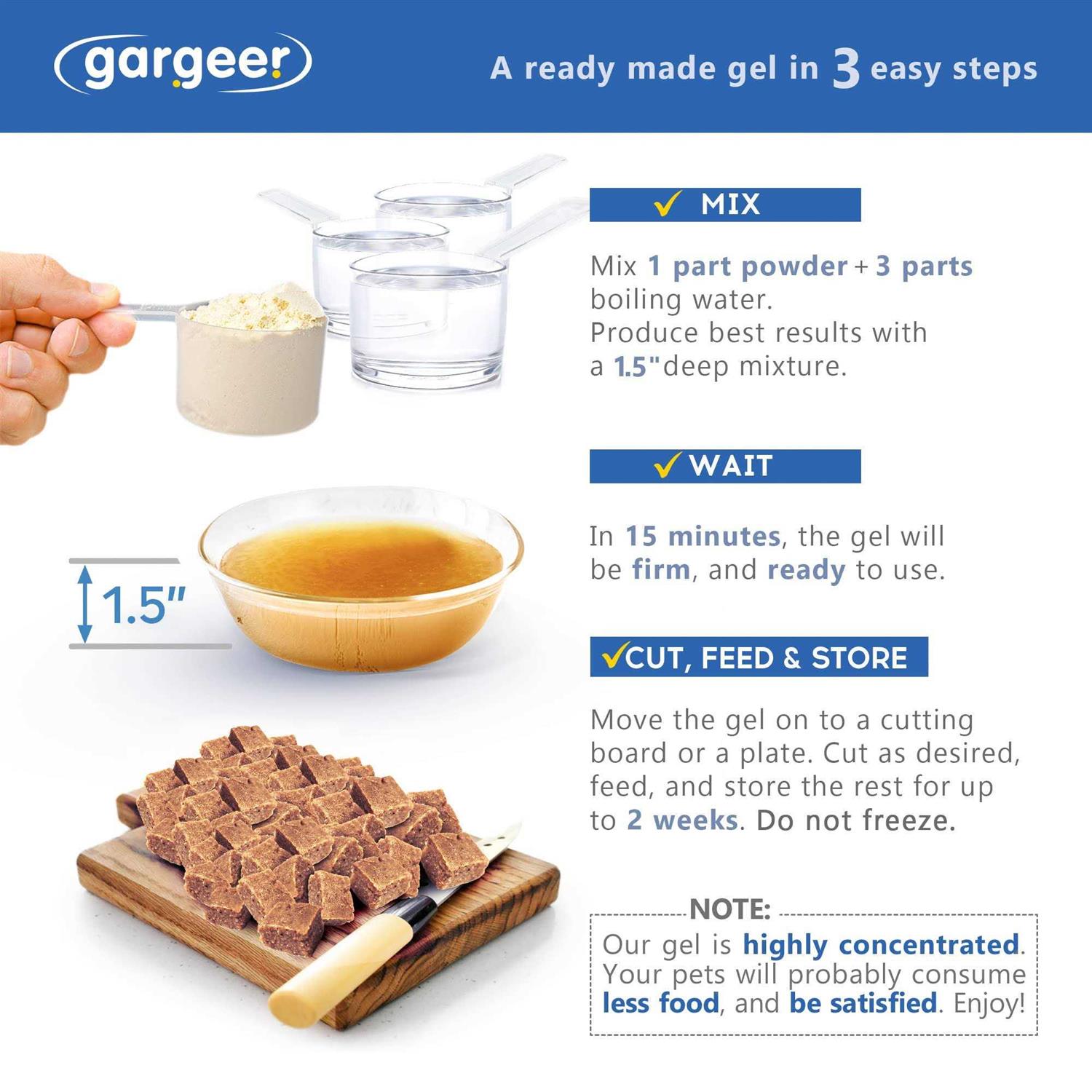 Gargeer Leopard Gecko Food Complete Gel Diet for Both Juveniles and Adults. Proudly Made in The USA - Nail Gallerys