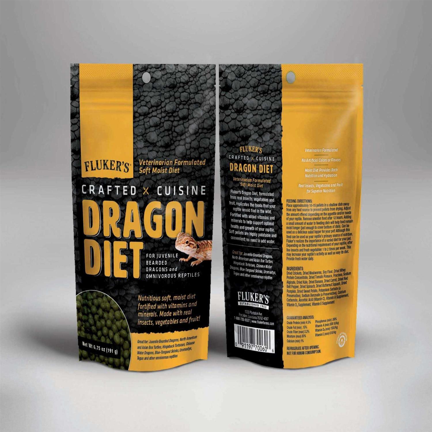 Flukers Crafted Cuisine Juvenile Bearded Dragon Diet - Nail Gallerys