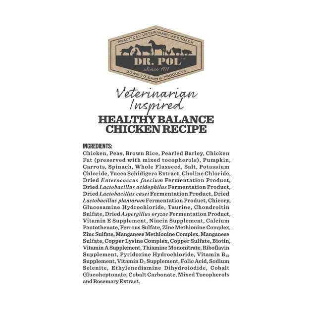 Dr. Pol Healthy Balance Chicken Recipe Dry Dog Food - Nail Gallerys