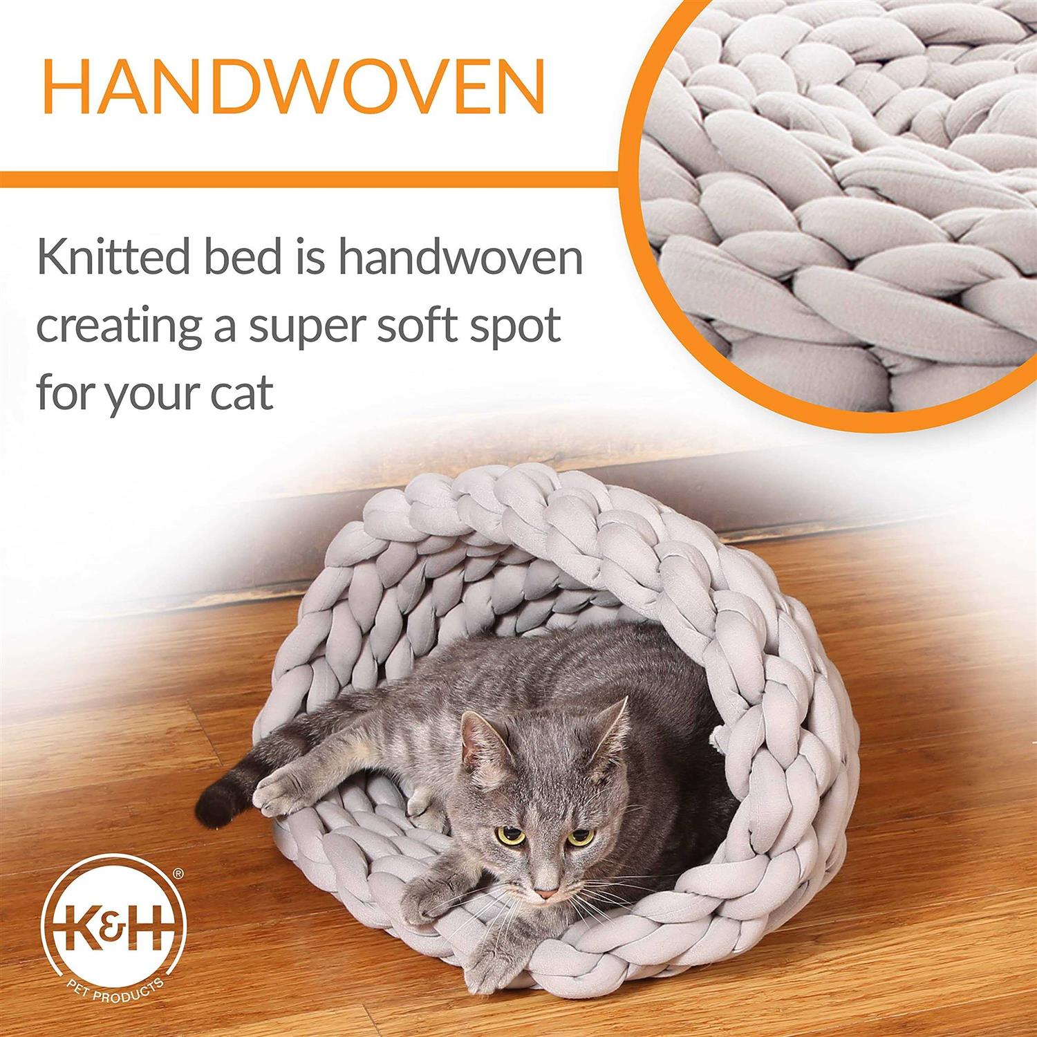 K&H Pet Products Knitted Pet Bed - Nail Gallerys