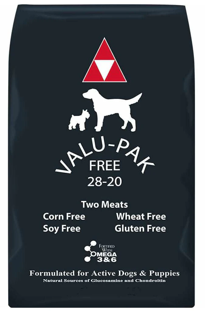 Valu-Pak Free 28-20 Dog Food (Black Bag) - Nail Gallerys