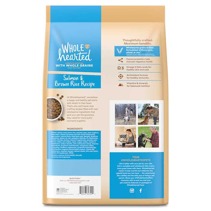 WholeHearted Whole Grains Salmon Recipe Dry Dog Food - Nail Gallerys