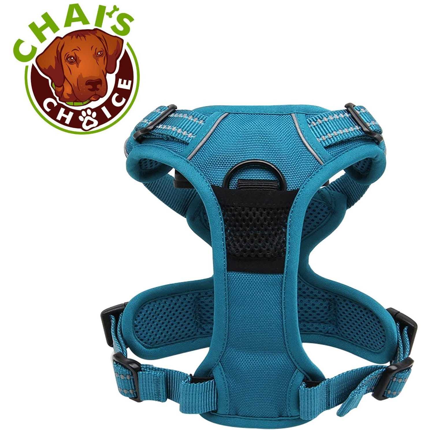Chai’s Choice Premium Outdoor Adventure Dog Harness 3M Reflective Vest Leash Matching Leash - Nail Gallerys
