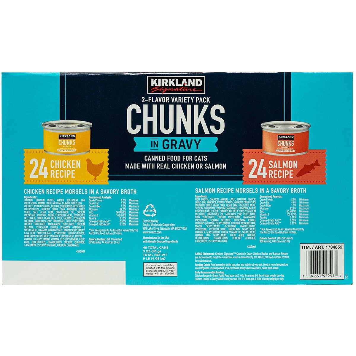 Kirkland Signature Chunks in Gravy Canned Cat Food Variety Pack - Nail Gallerys