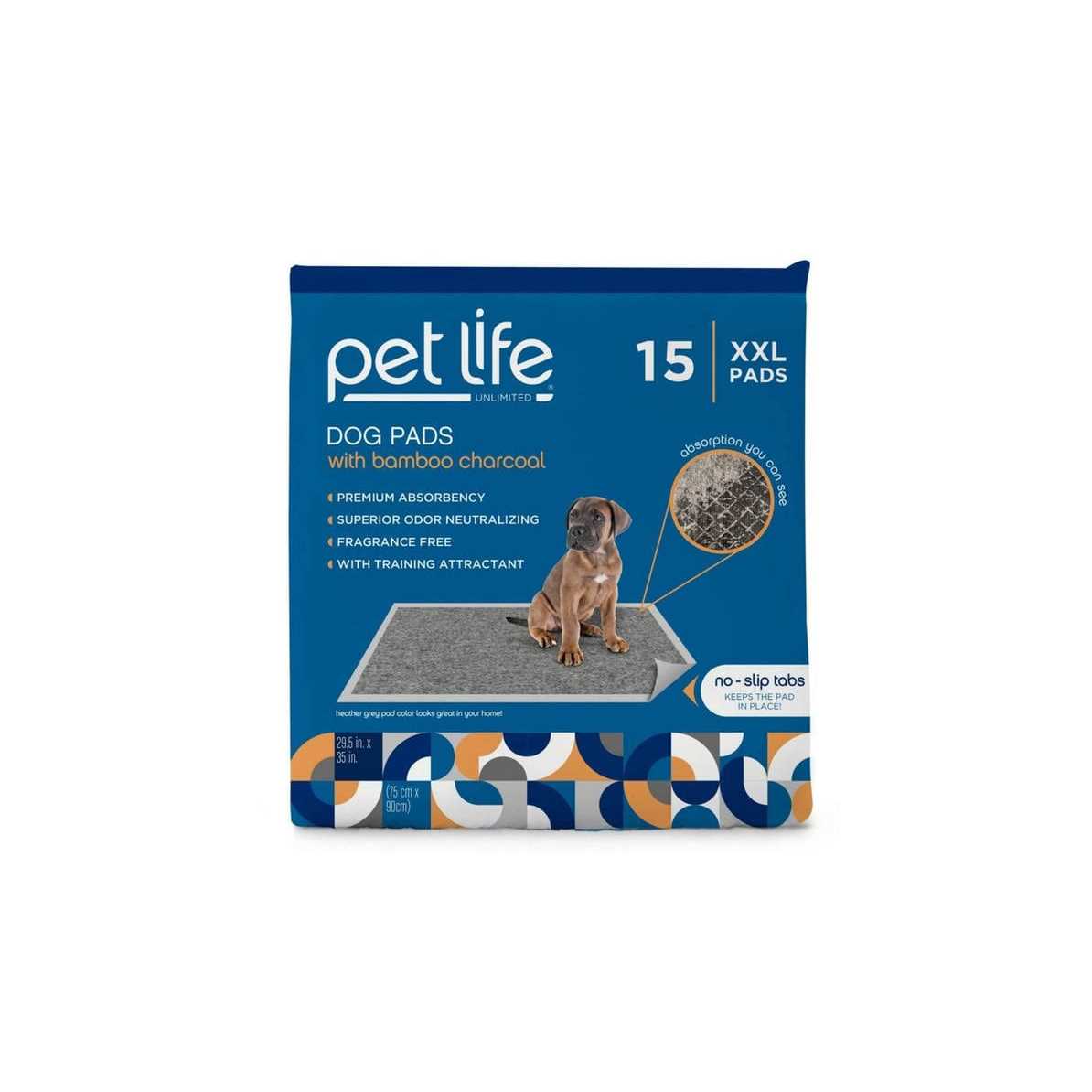Pet Life Unlimited PL Odor Controlling Training Pads with Charcoal - Nail Gallerys
