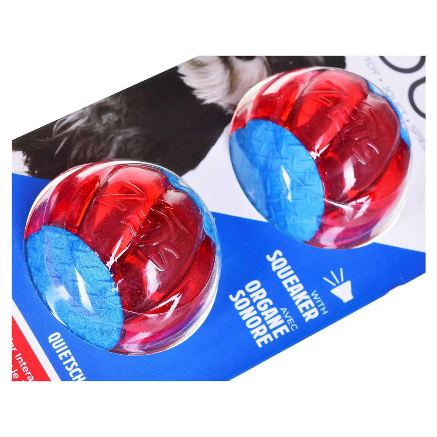 Zeus Duo Ball Dog Toy with Squeaker - Nail Gallerys