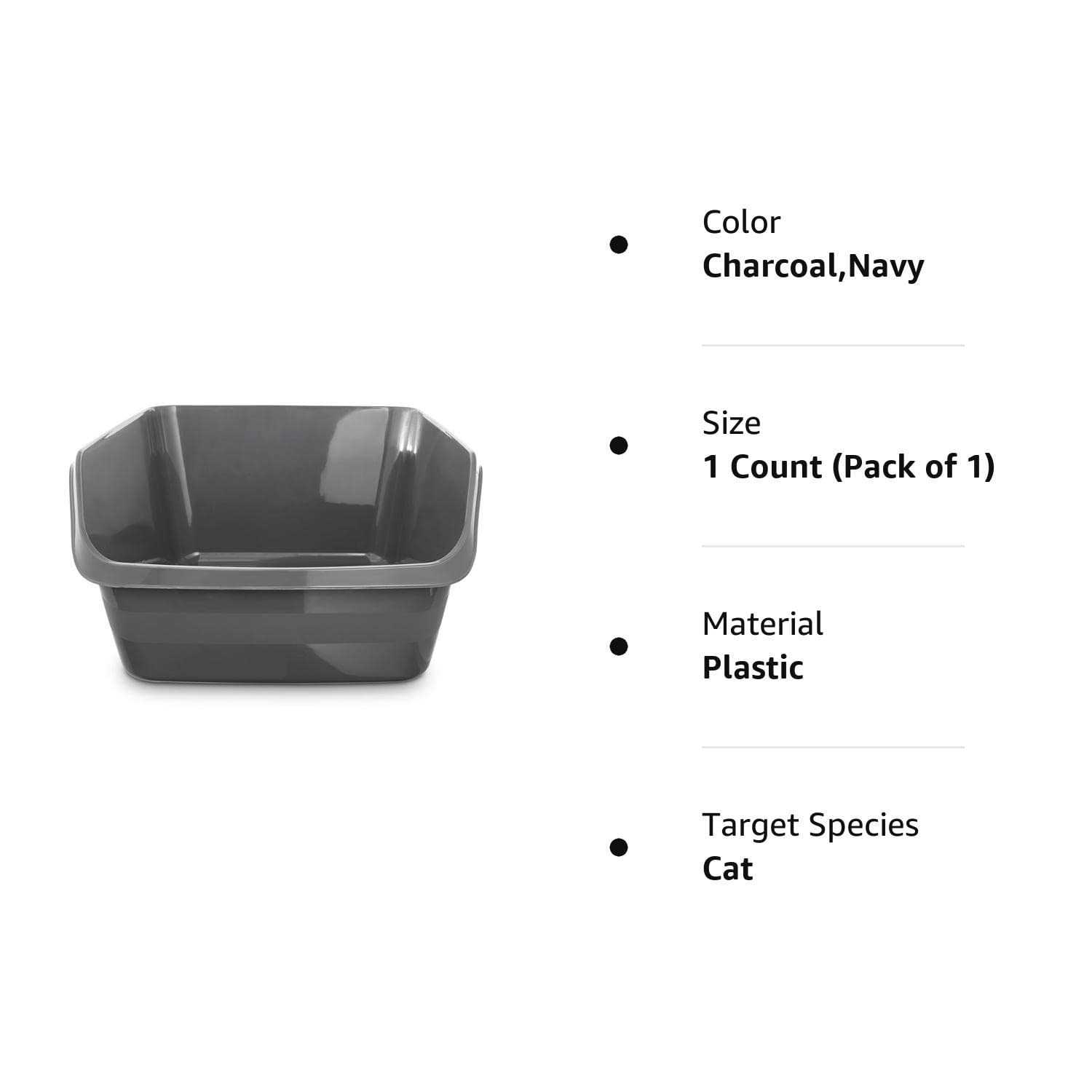 So Phresh Charcoal Shatter Shield High-Back Cat Litter Box - Nail Gallerys