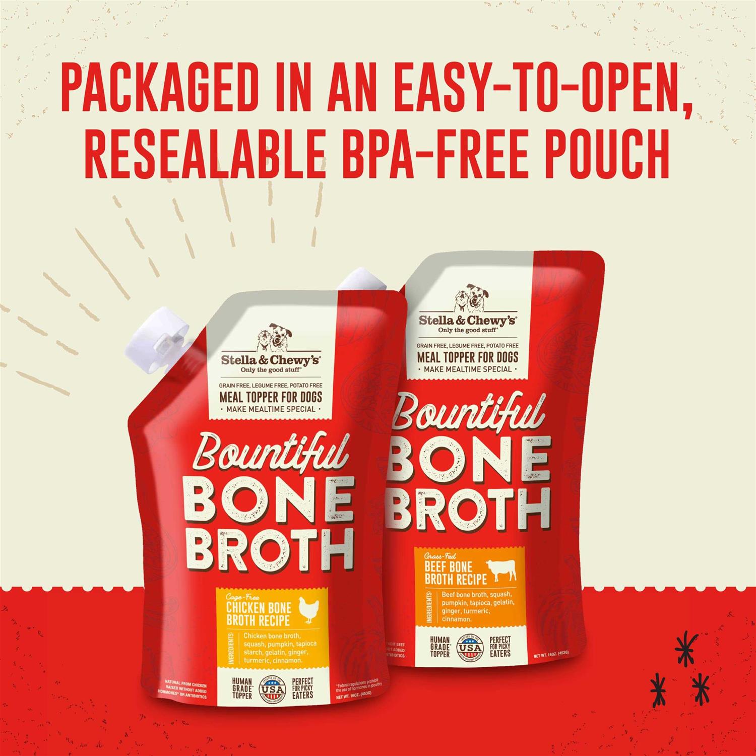 Stella & Chewy’s Bountiful Bone Broth Beef - Nail Gallerys