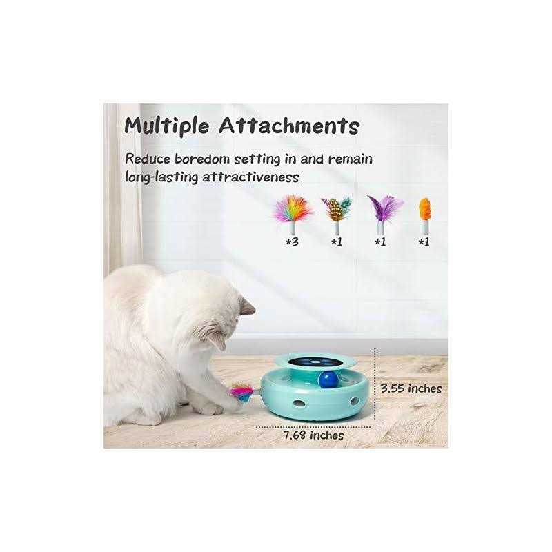 Cat Toys Orsda 2-in-1 Interactive Cat Toys for Indoor Cats Automatic Cat Toy Balls - Nail Gallerys