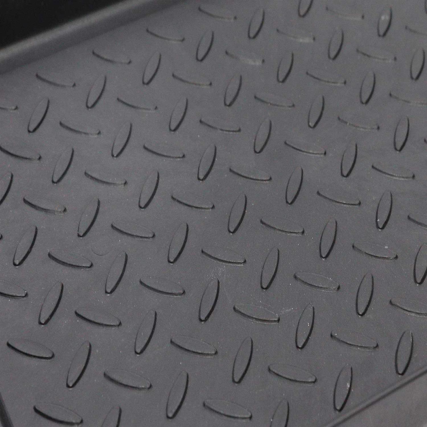 QPEY Boot Mat Tray, 3 Pack Black Multi-Function 13.7 x 10.8 x 1.2 Boots Drying Pad, Dog or Cat Bowl Pad - Nail Gallerys