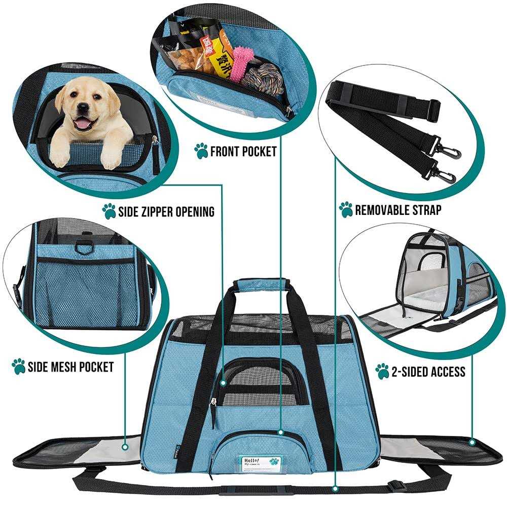 PetAmi Premium Airline Approved Soft Sided Pet Carrier - Nail Gallerys