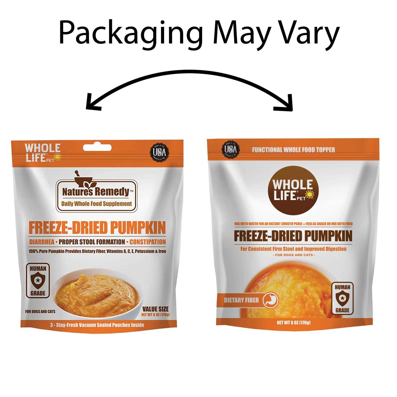 Whole Life Pet Human Grade Freeze Dried Instant Pumpkin Powder for Dogs & Cats - Nail Gallerys