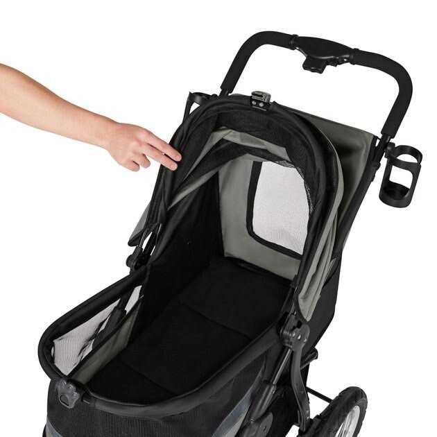 Frisco No-Zip Collapsible Cat & Dog Jogger Stroller - Nail Gallerys