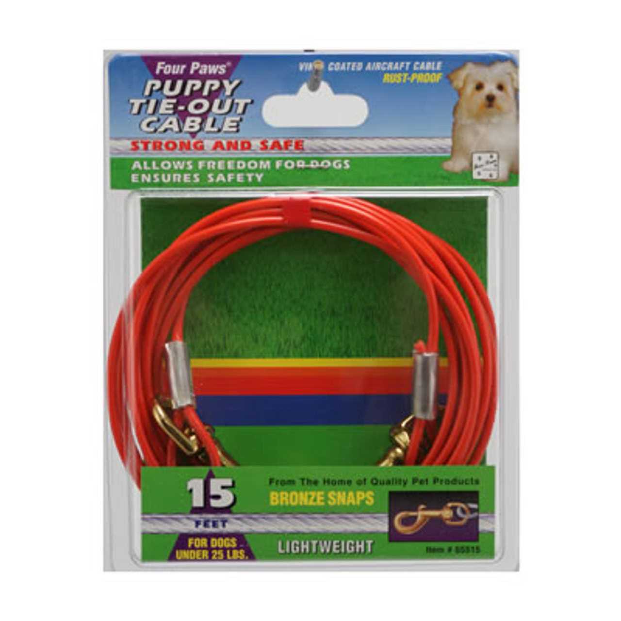 Four Paws Tie Out Cable - Nail Gallerys