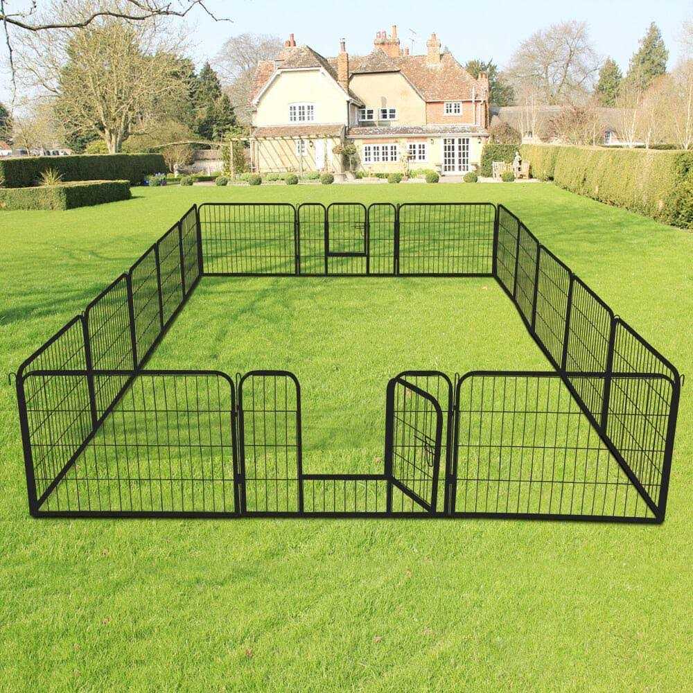 Yaheetech Panels Metal Dog Playpen - Nail Gallerys