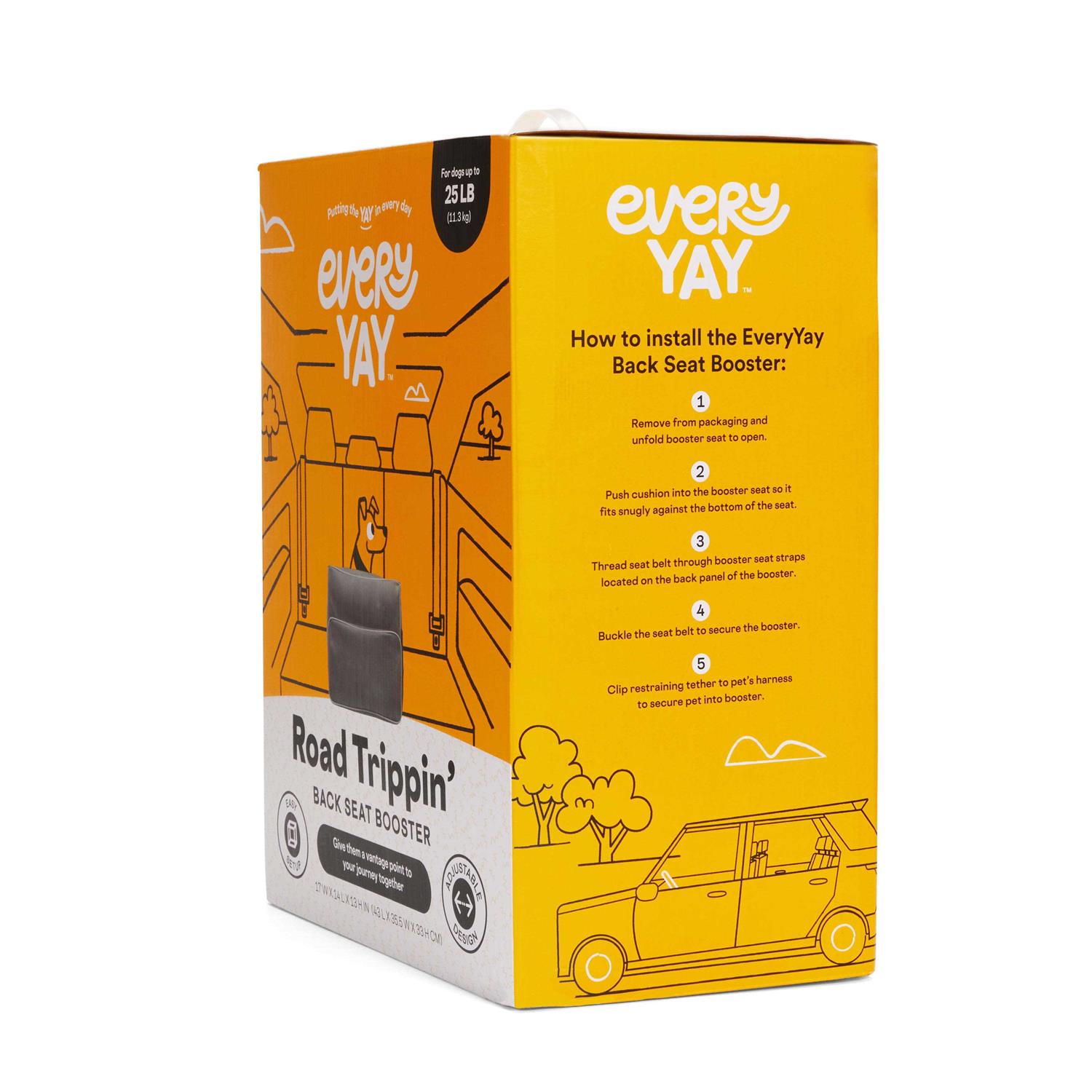 EveryYay Essentials Road Gray Trippin’ Auto Booster Seat - Nail Gallerys