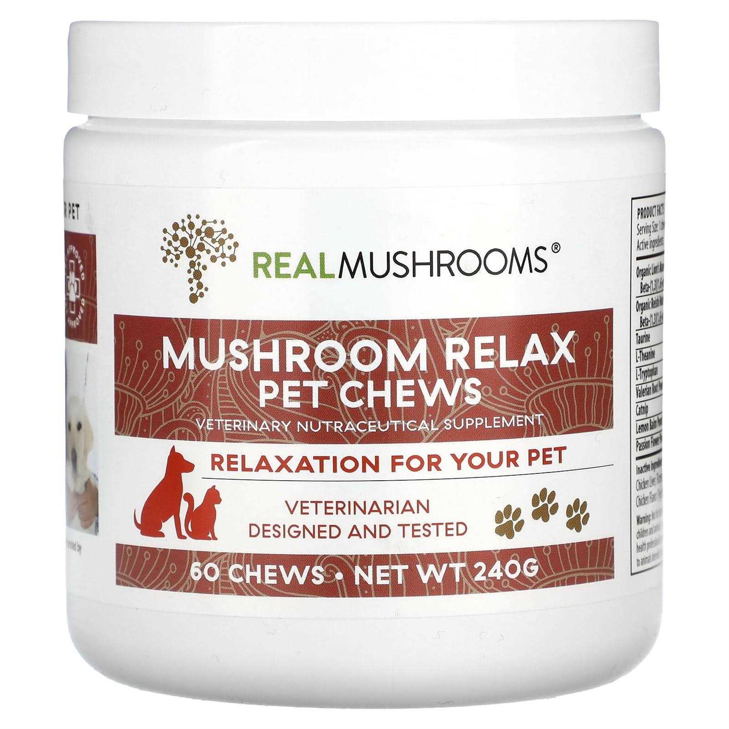 Real Mushrooms Mushroom Relax Pet Chew - Nail Gallerys