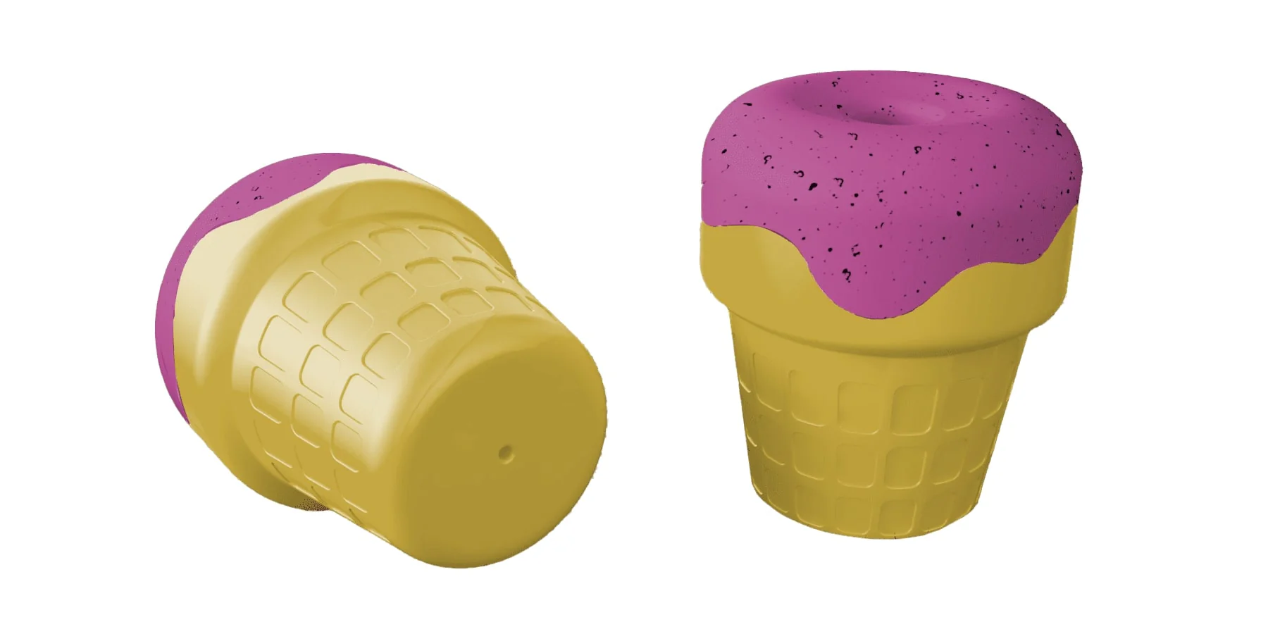 Ice Cream Cone Treat Dispenser, Each - Nail Gallerys