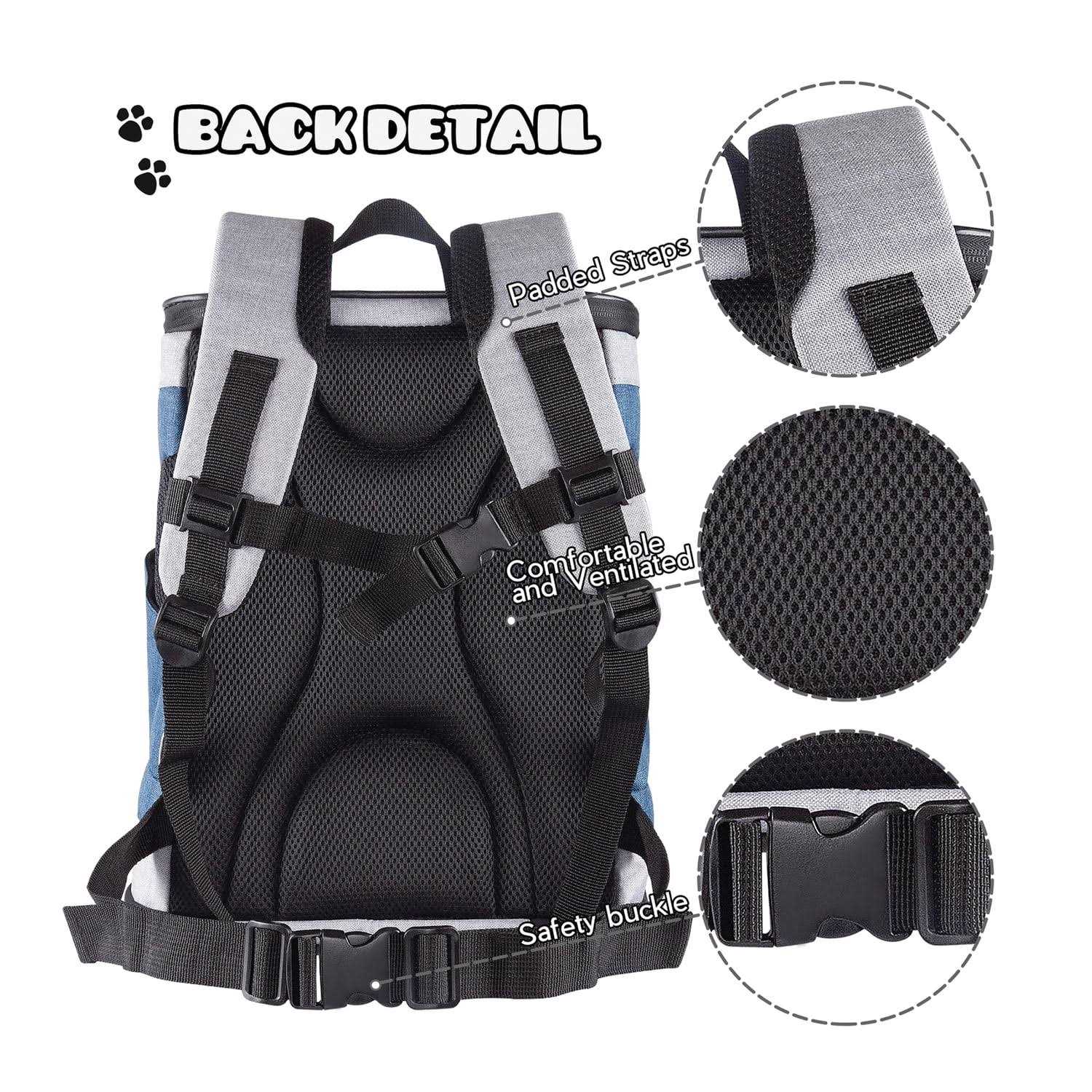 Jespet Deluxe Pet Backpack - Nail Gallerys