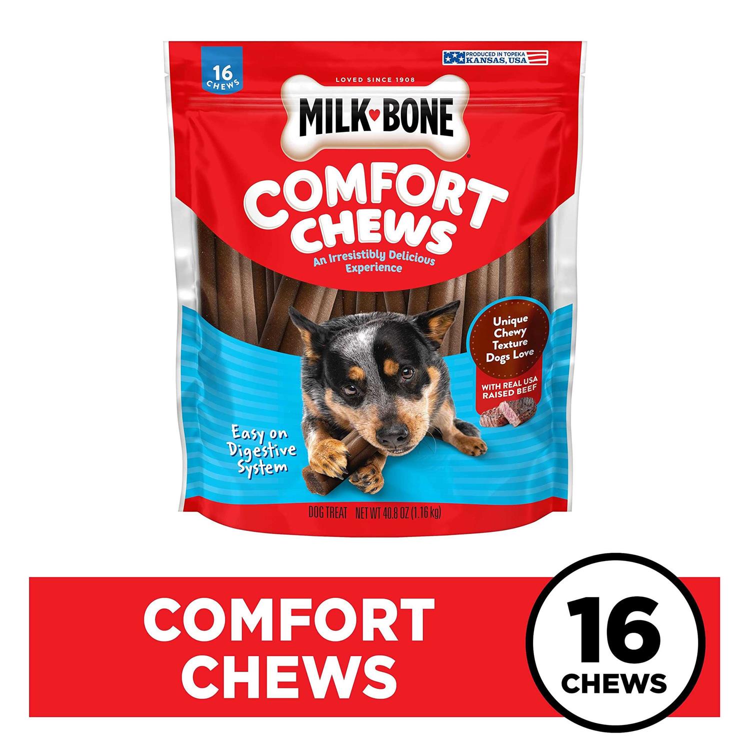 Milk-Bone Comfort Chews Beef Dog Treat - Nail Gallerys