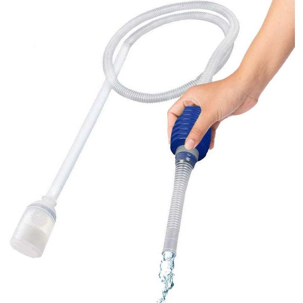 Sungrow Gravel Cleaner Vacuum Pump & Tank Water Changer Betta Fish Aquarium Siphon - Nail Gallerys