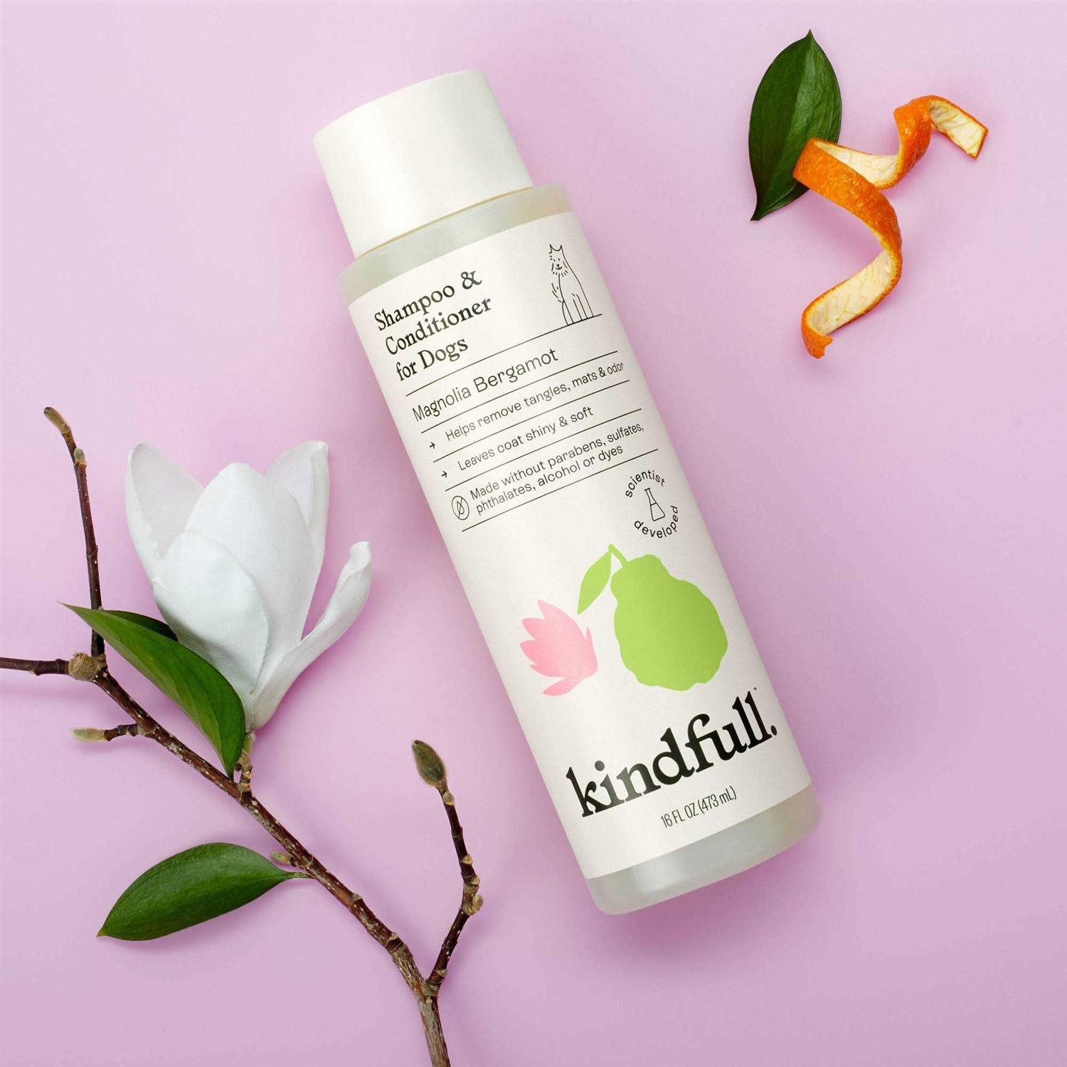 Kindfull Magnolia Bergamot Dog Shampoo & Conditioner - Nail Gallerys