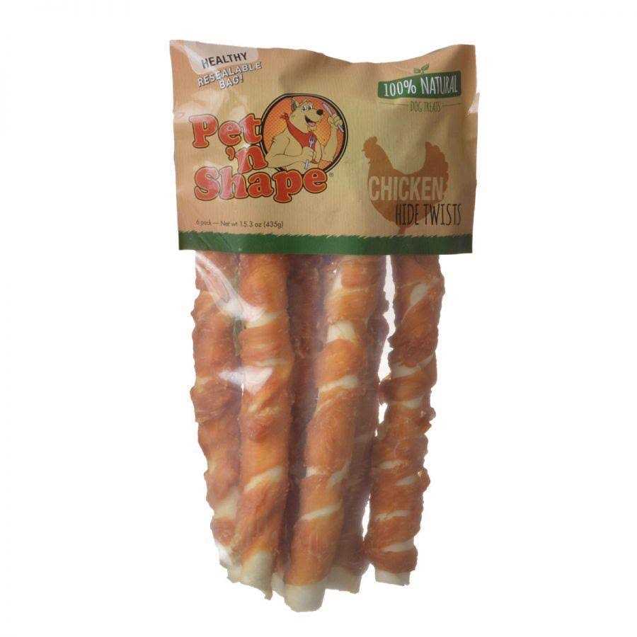 Pet ‘n Shape Chicken Hide Twists Dog Treats - Nail Gallerys
