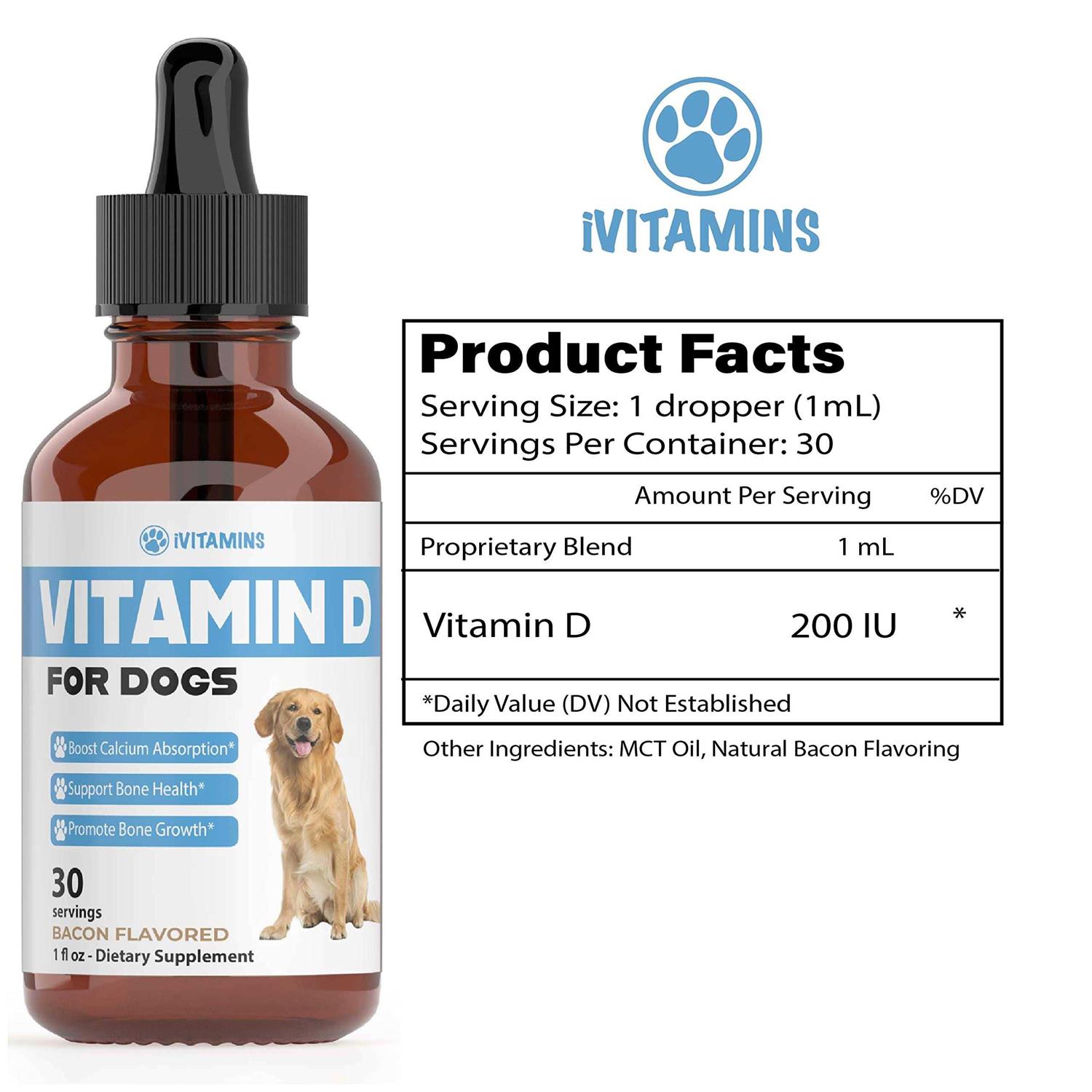 iVitamins Vitamin D for Dogs Supports Strong & Health Bones Vitamin D Supplements for Dogs - Nail Gallerys