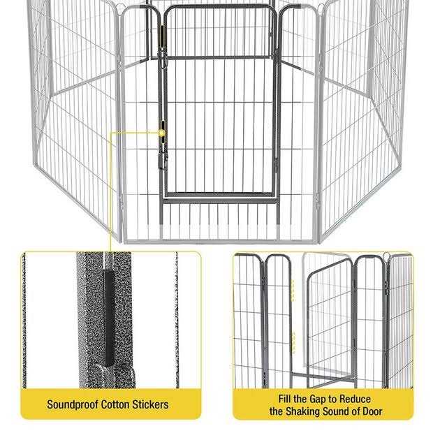 Aivituvin Exercise Outdoor & Indoor Portable Dog Playpen AIR - Nail Gallerys