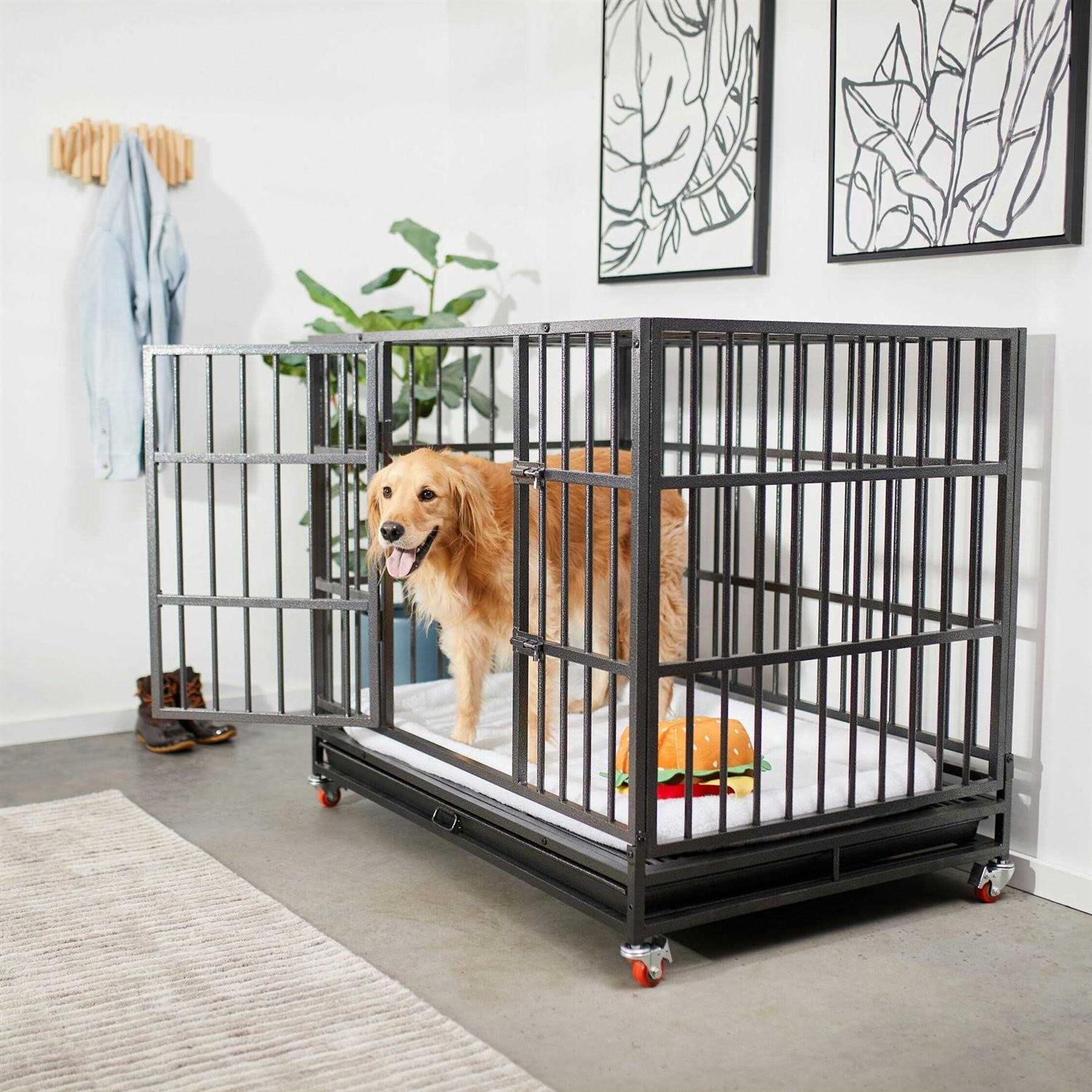 Frisco Ultimate Heavy Duty Steel Metal Single Door Dog Crate - Nail Gallerys