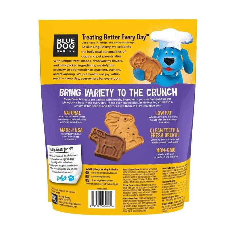 Blue Dog Bakery More Crunch Assorted Flavors Dog Treats - Nail Gallerys
