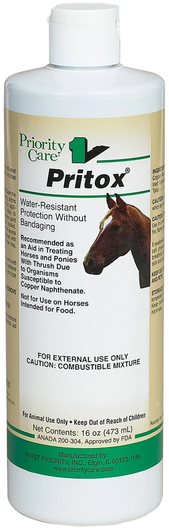 Pritox Thrush Treatment for Horses, 16 oz - Nail Gallerys
