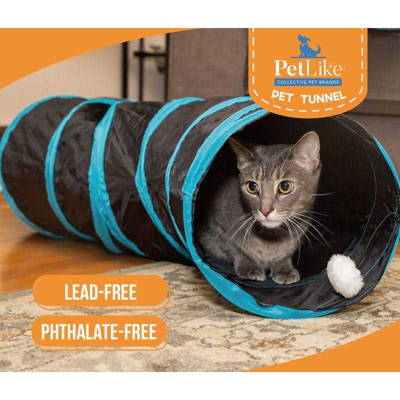 Bemodst Cat Tunnel for Indoor Cats, 2 Way/3 Way/4 Way/5 Way Cat Tubes and Tunnels Collapsible S-shape Small Animal Tubes Kitty Tunnels Interactive - Nail Gallerys