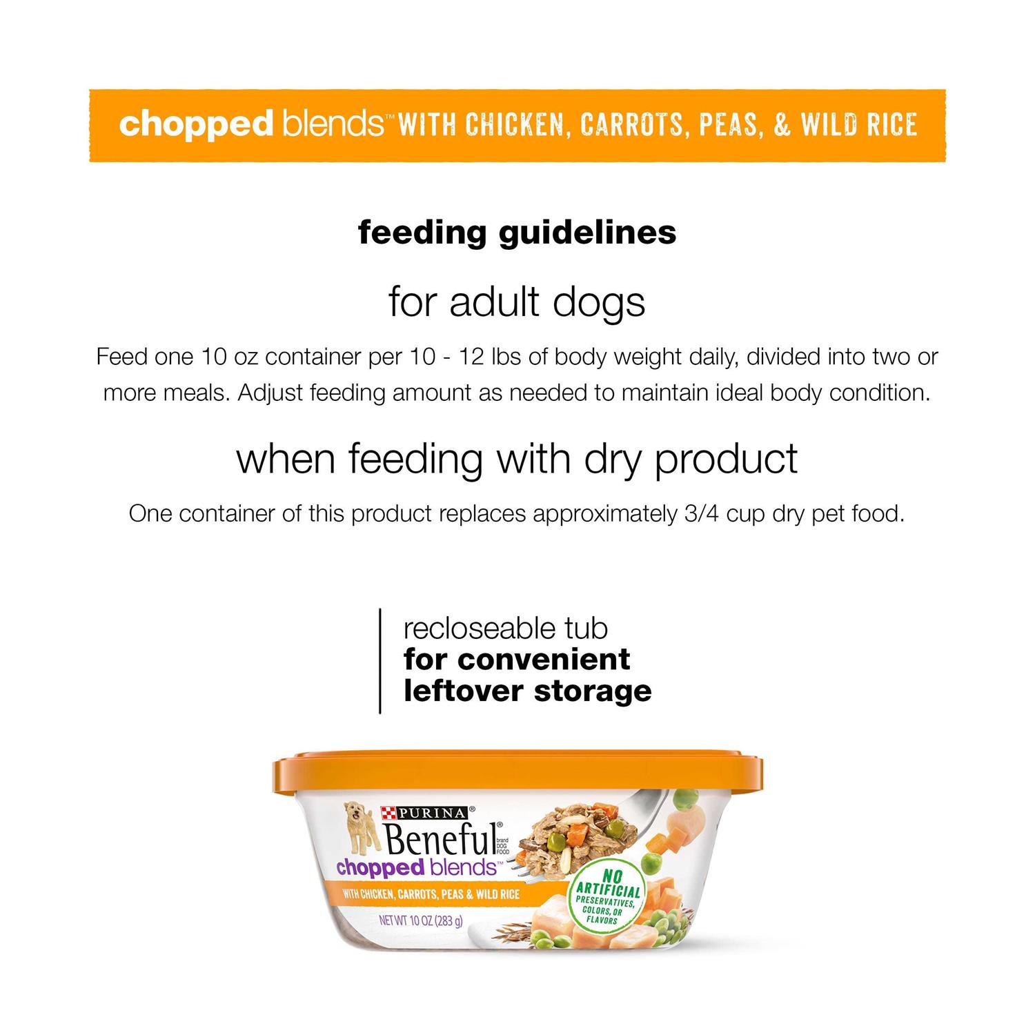 Purina Beneful Chopped Blends with Chicken Carrots Peas & Wild Rice Wet Dog Food - Nail Gallerys