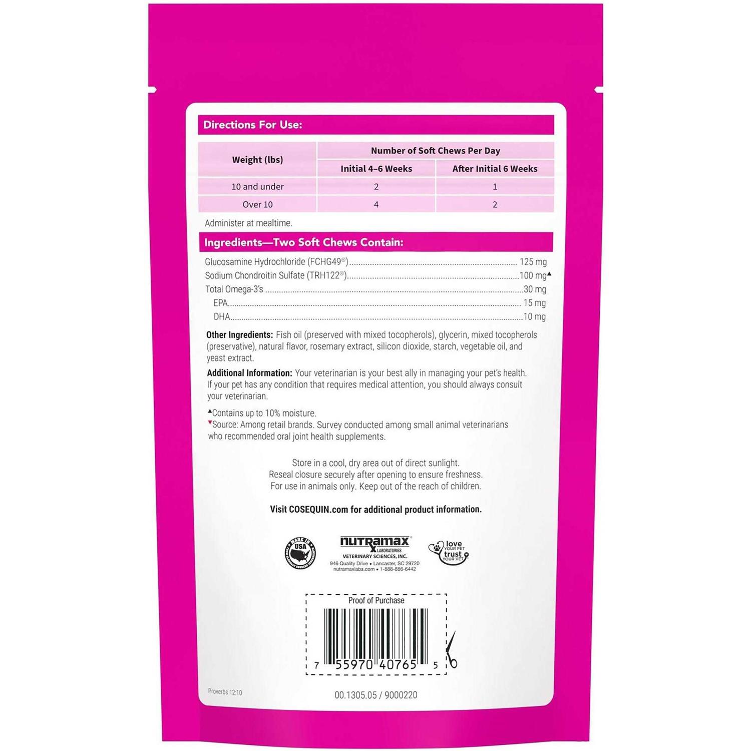 Nutramax Laboratories Cosequin Soft Chews Joint Supplement for Cats - Nail Gallerys