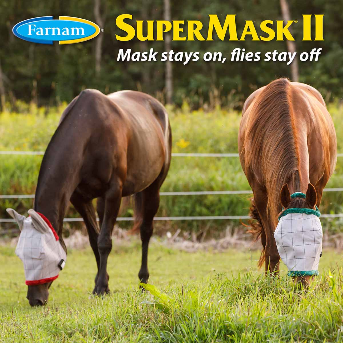 Farnam SuperMask II Horse Fly Mask without Ears - Nail Gallerys