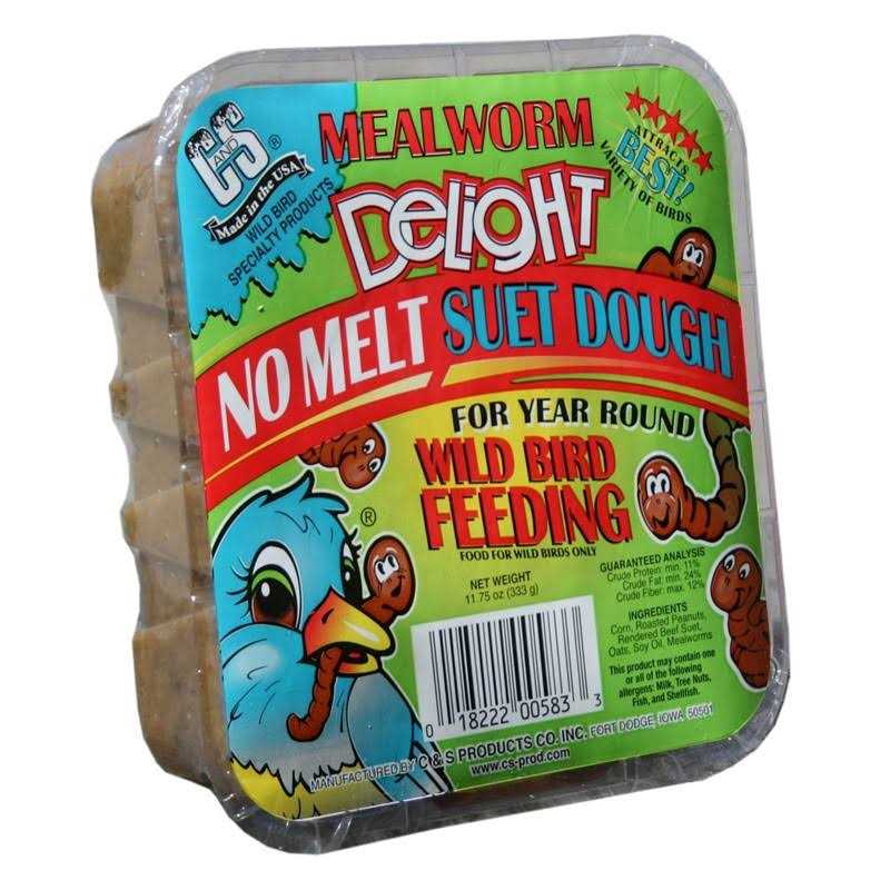 C&S Mealworm Delight No Melt Suet Dough - Nail Gallerys
