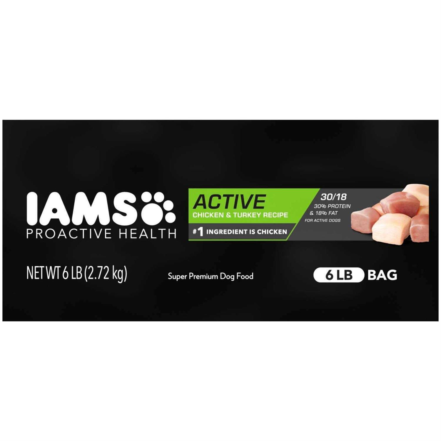 IAMS Proactive Health Active Chicken Turkey Dry Dog Food - Nail Gallerys