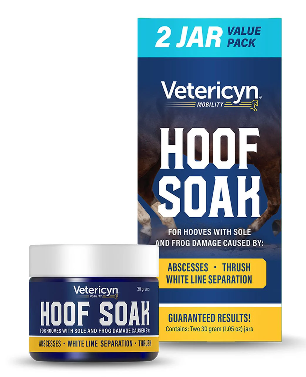 Vetericyn Hoof Soak for Horses (30 oz Jars) - Nail Gallerys