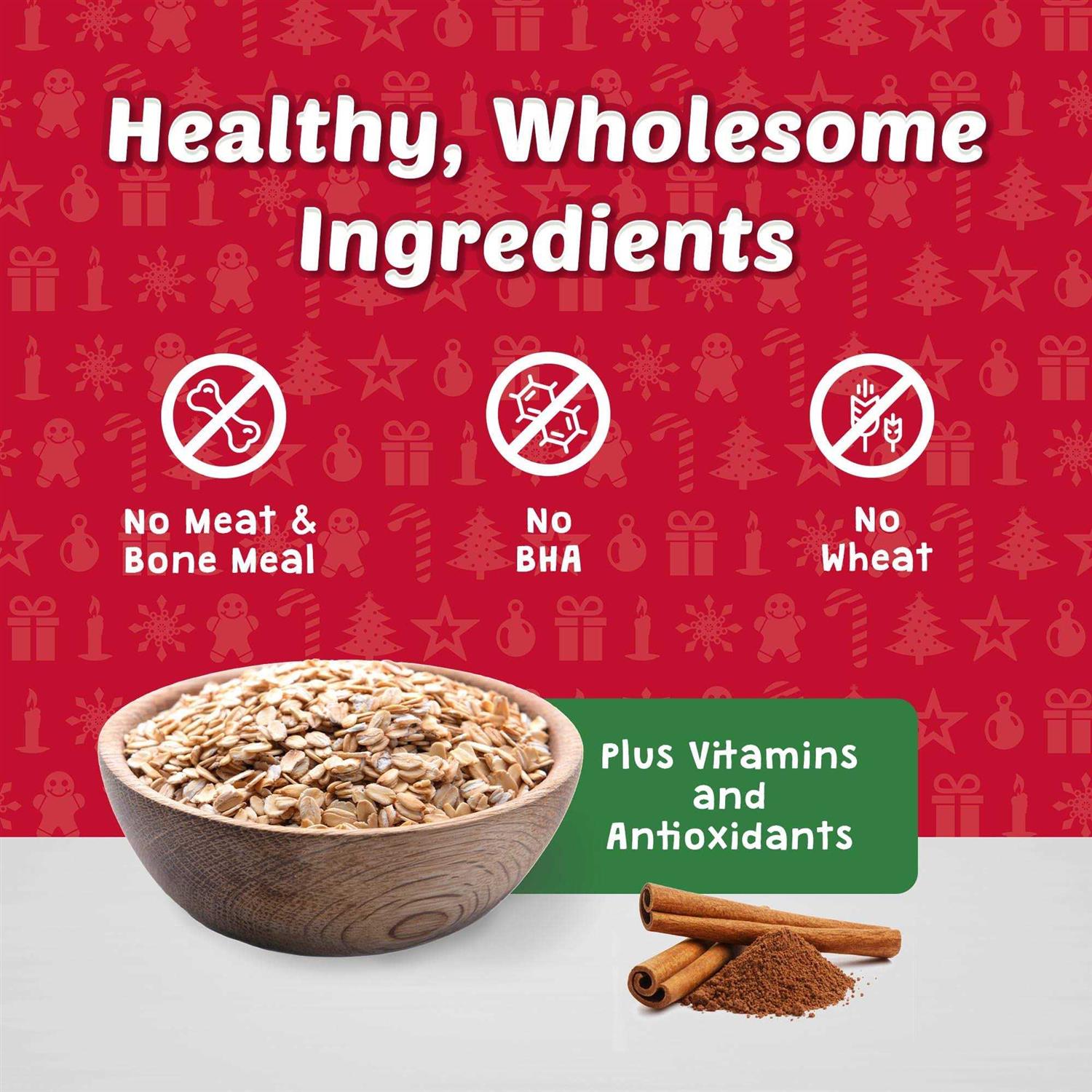 Blue Buffalo Santa Snacks Natural Crunchy Oatmeal & Cinnamon Dog Biscuits - Nail Gallerys