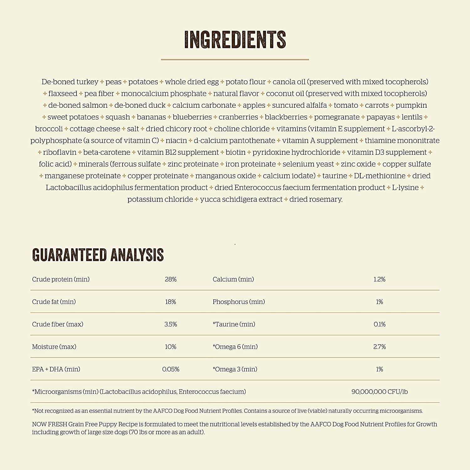 Now Fresh Grain-Free Puppy Recipe Dry Dog Food - Nail Gallerys