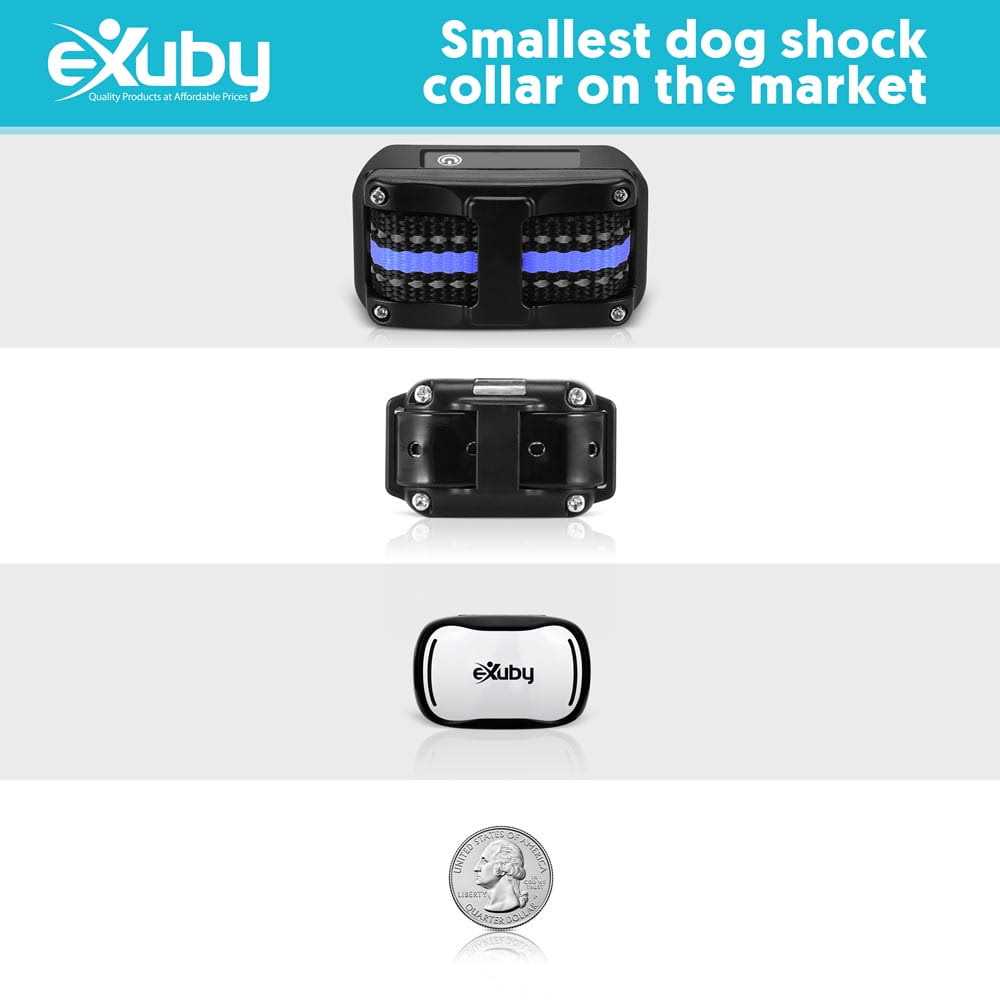 Exuby Tiny Shock Collar for Small Dogs 5-15lbs Smallest Collar on The Market - Nail Gallerys