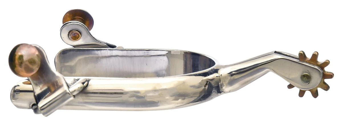 All-Around Stainless Steel 10 Point Spurs, Pairs - Nail Gallerys