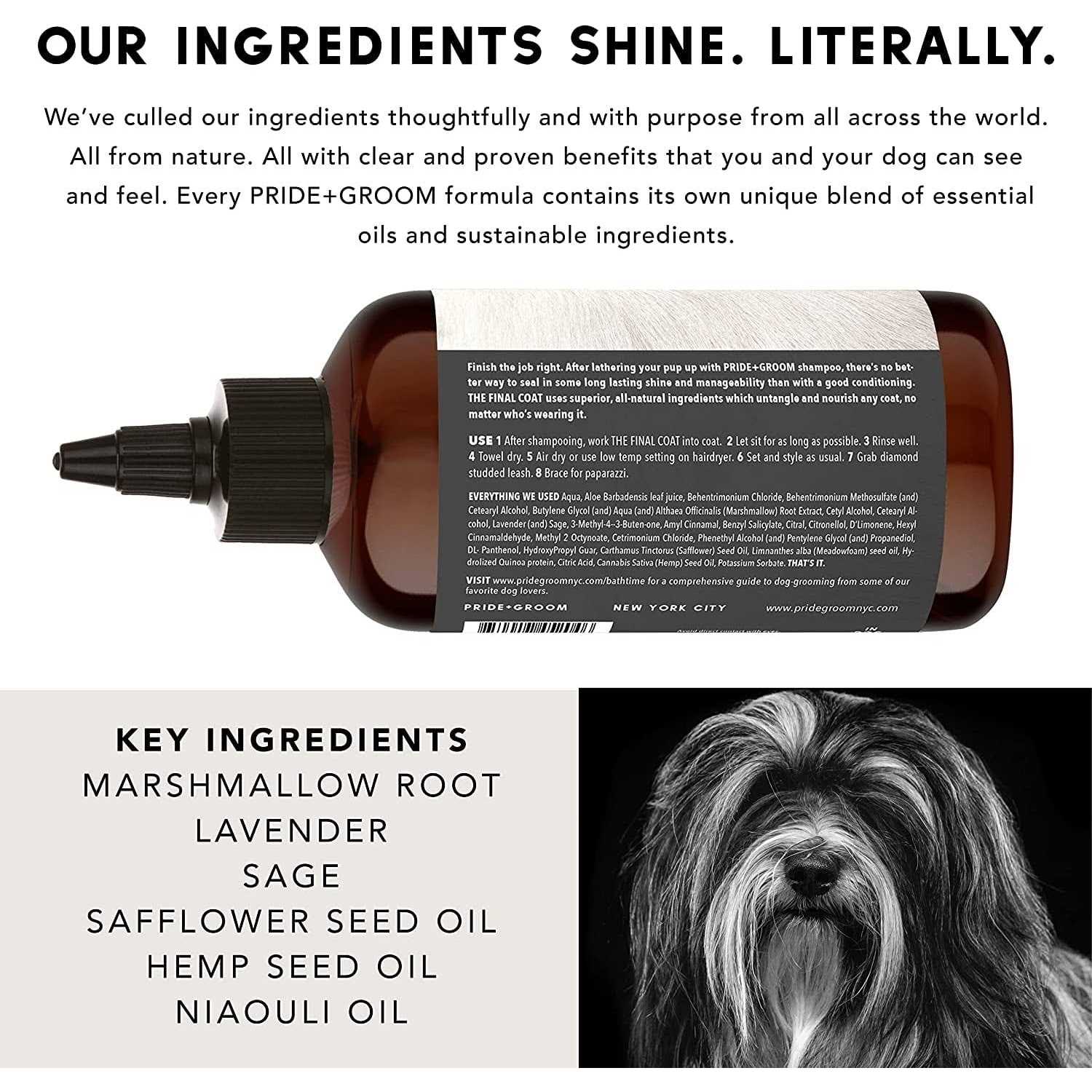 Pride and Groom Dog Conditioner for Shedders - Nail Gallerys