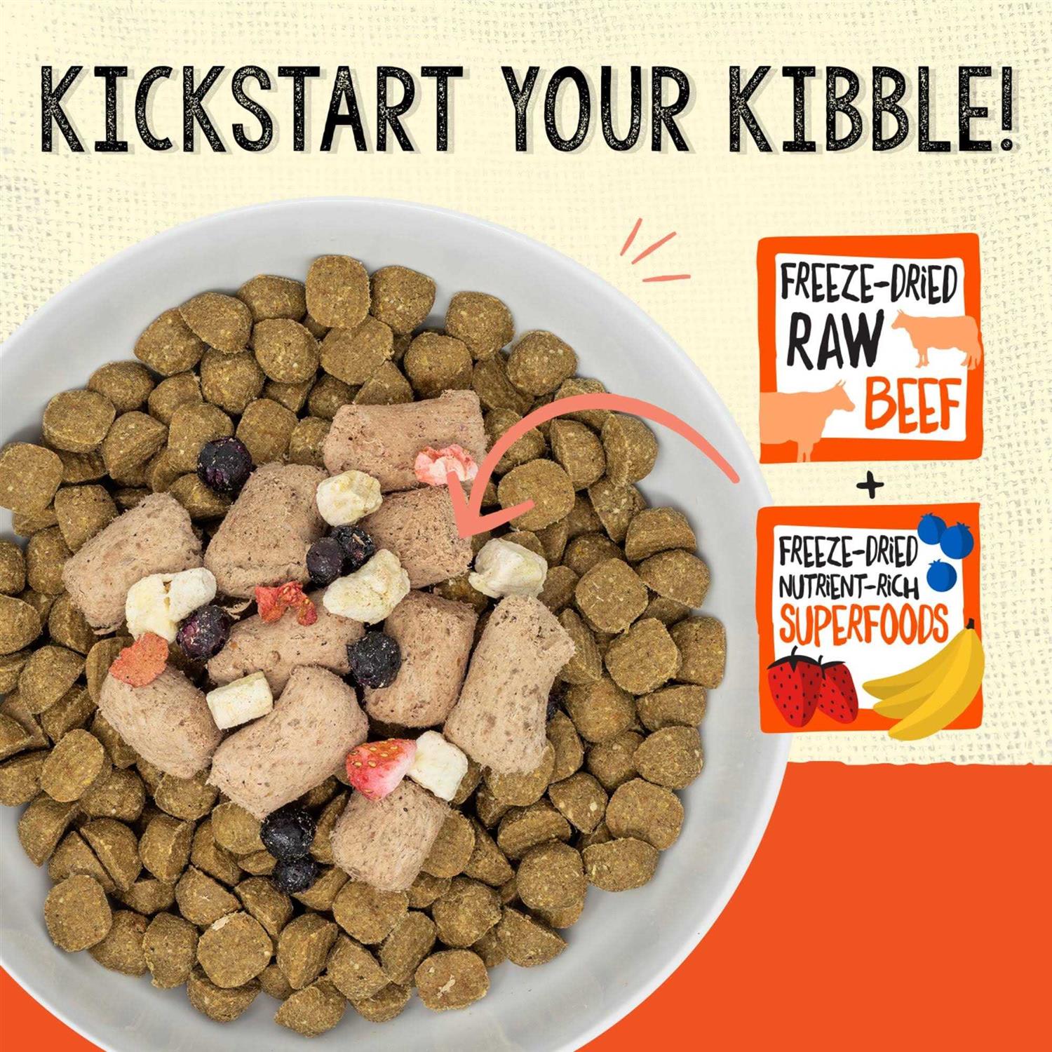 Stella & Chewy’s Freeze Dried Grass Fed Beef Meal Mixer SuperBlends Dog Food - Nail Gallerys